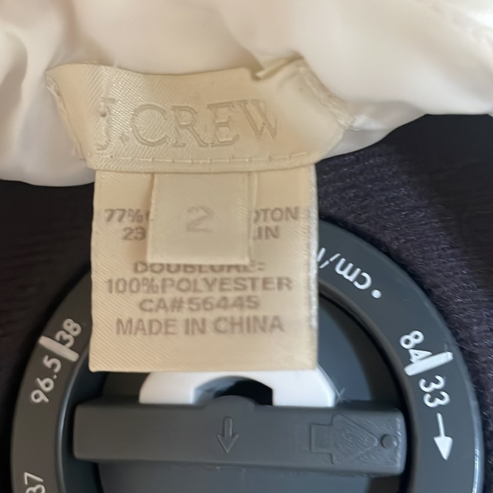 J. Crew NEW FLAWED Solid White Bow Back Crew Neck Above Knee Sleeveless Natural - Picture 5 of 6